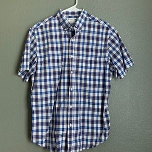 Old Navy Men Slim Fit Short Sleeve Button Down